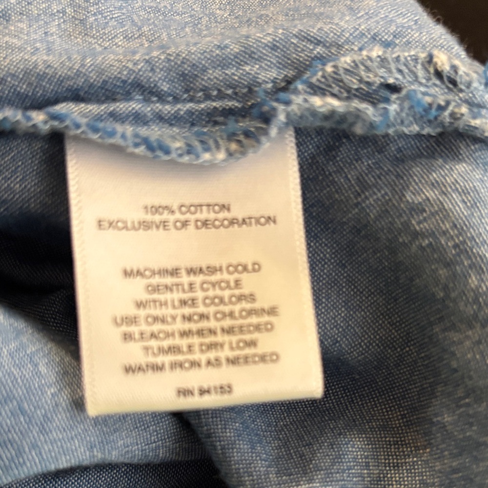 Hannah‎ Blue Embroidered Blouse - Picture 6 of 6
